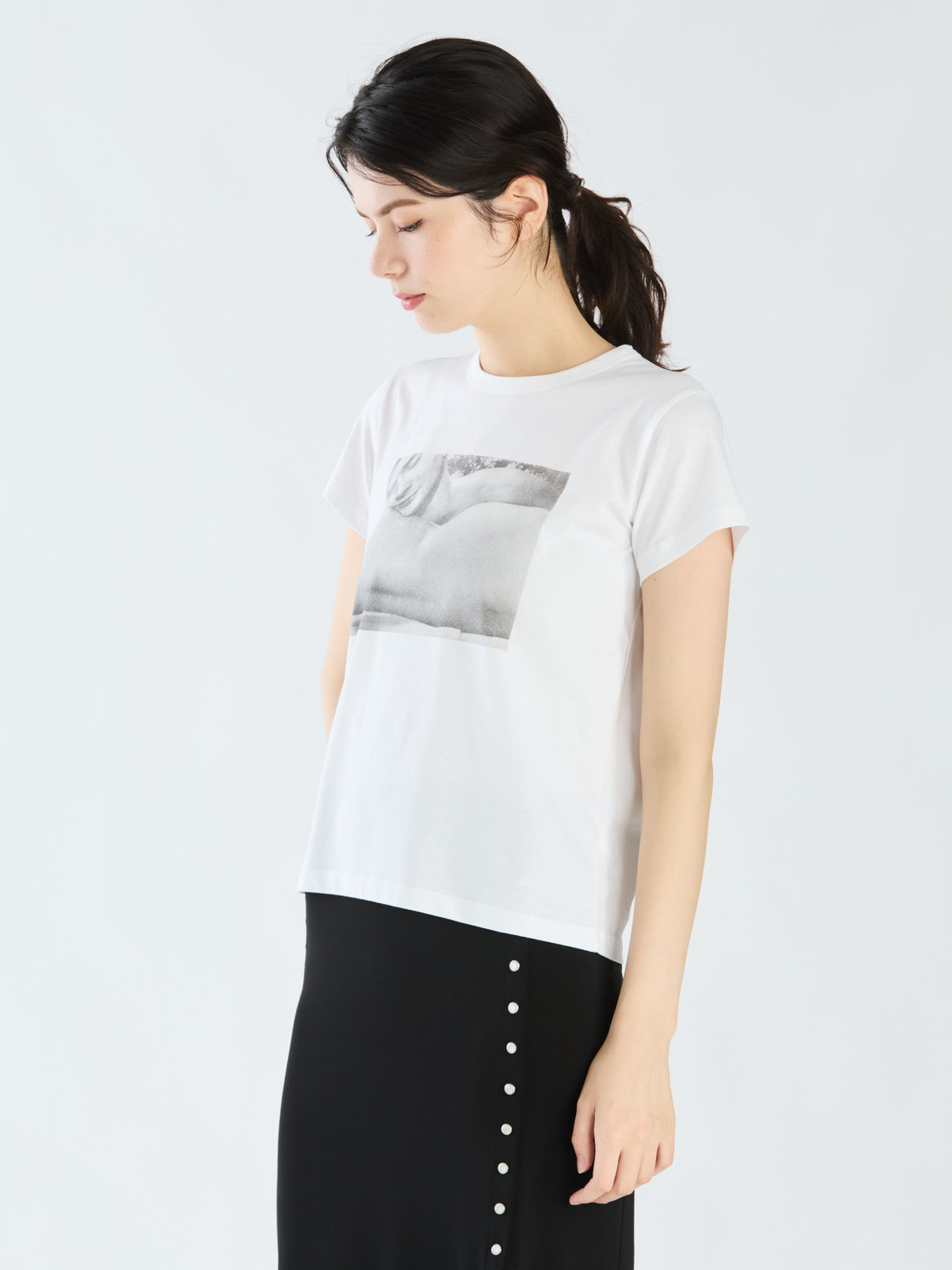 FEMME ウィメンズ SEI3 TS BRANDO アーティスト Tシャツ ホワイト