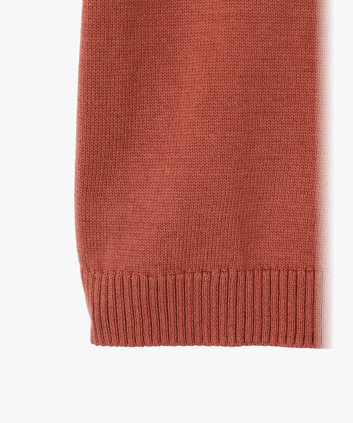 ENFANT ベビー ベビー ロゴ刺繍 コットン 長袖 ニット ワンピース レッド