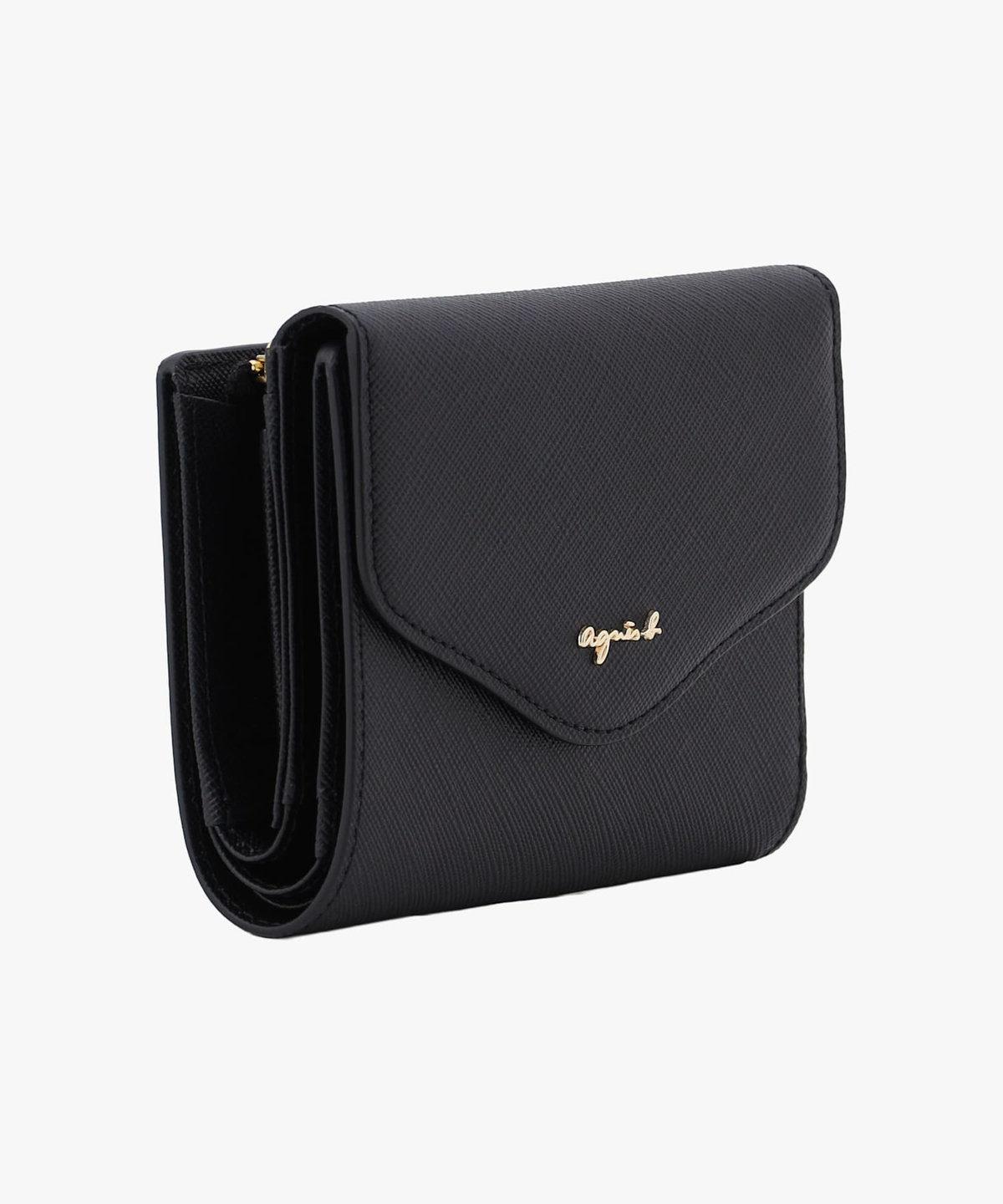 VOYAGE ウィメンズ バッグ＆ウォレット  レザー 二つ折りウォレット "ava"  TAW02-01 ブラック