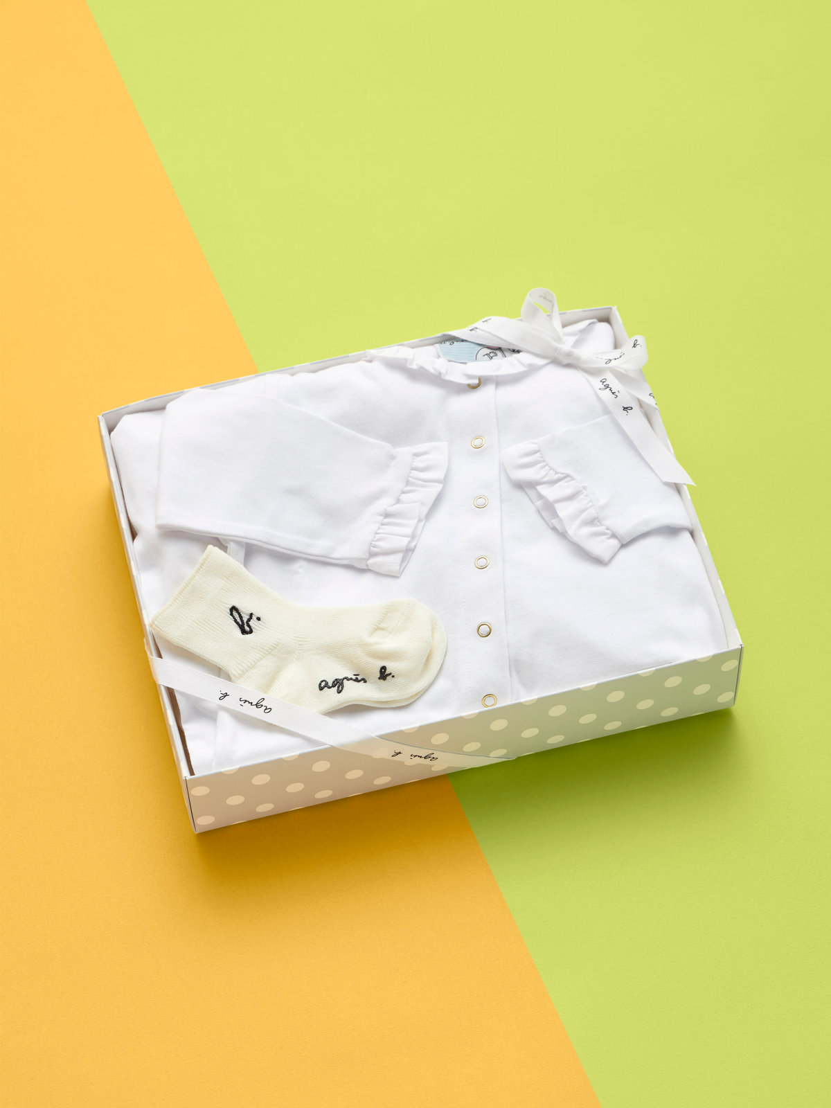 ENFANT ベビー WEB限定 GIFT BOX SET ベビーギフトボックス 2点セット ホワイト