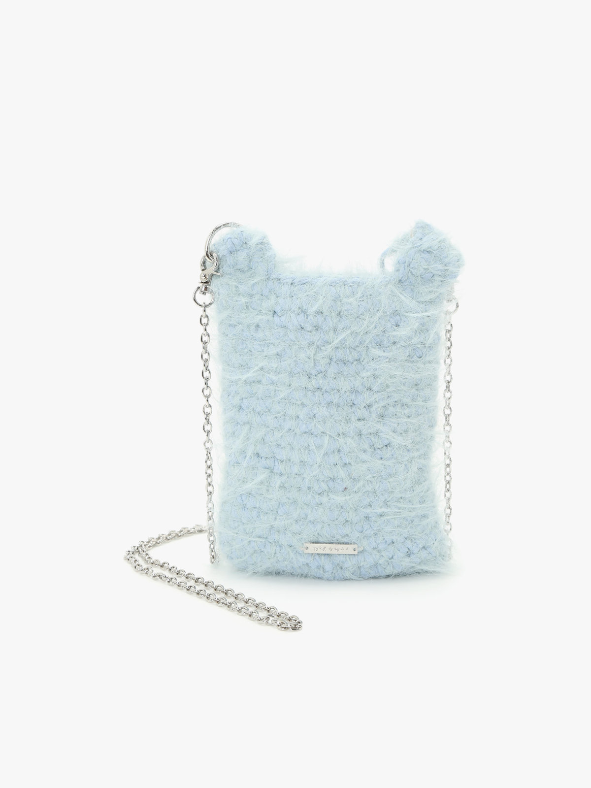 To b. by agnès b. 【Outlet】フラッフィー ミニ ポシェット ブルー