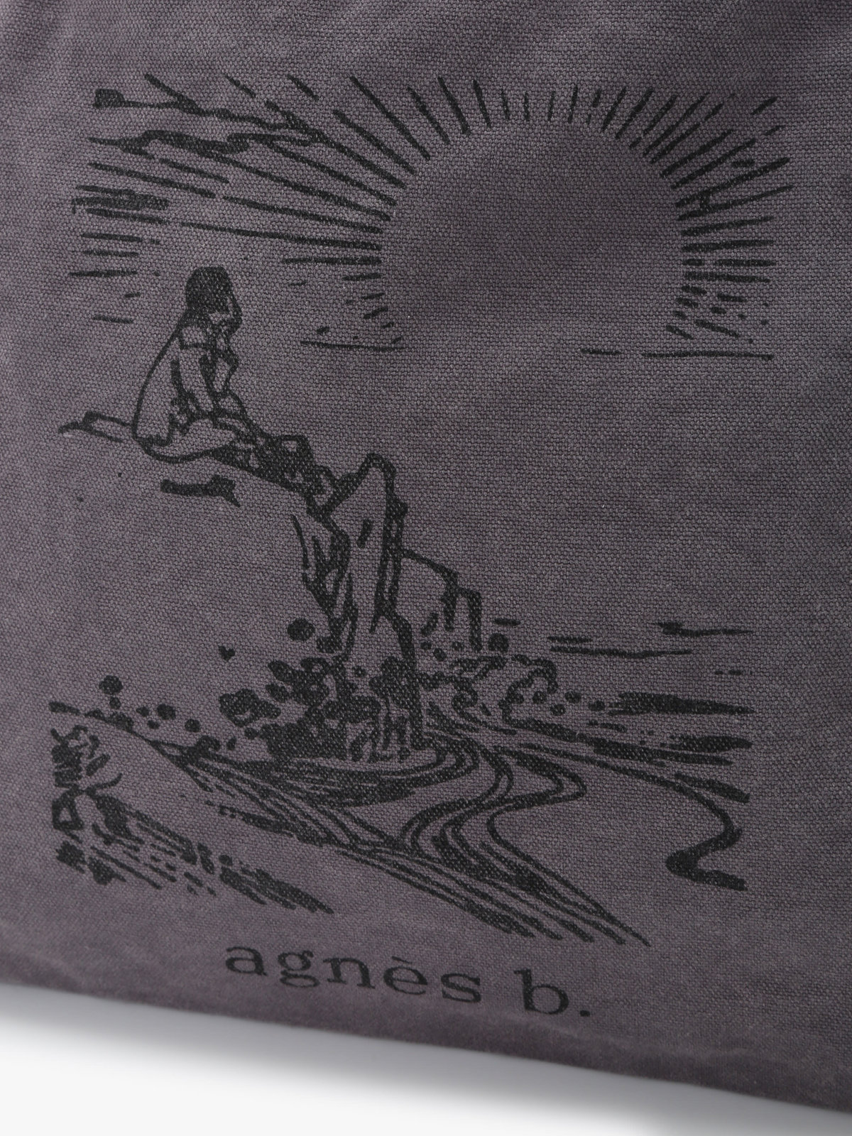 VOYAGE メンズ バッグ＆ウォレット SUNRISE コットン  ラージ トートバッグ ZAH05-01 グレー系その他