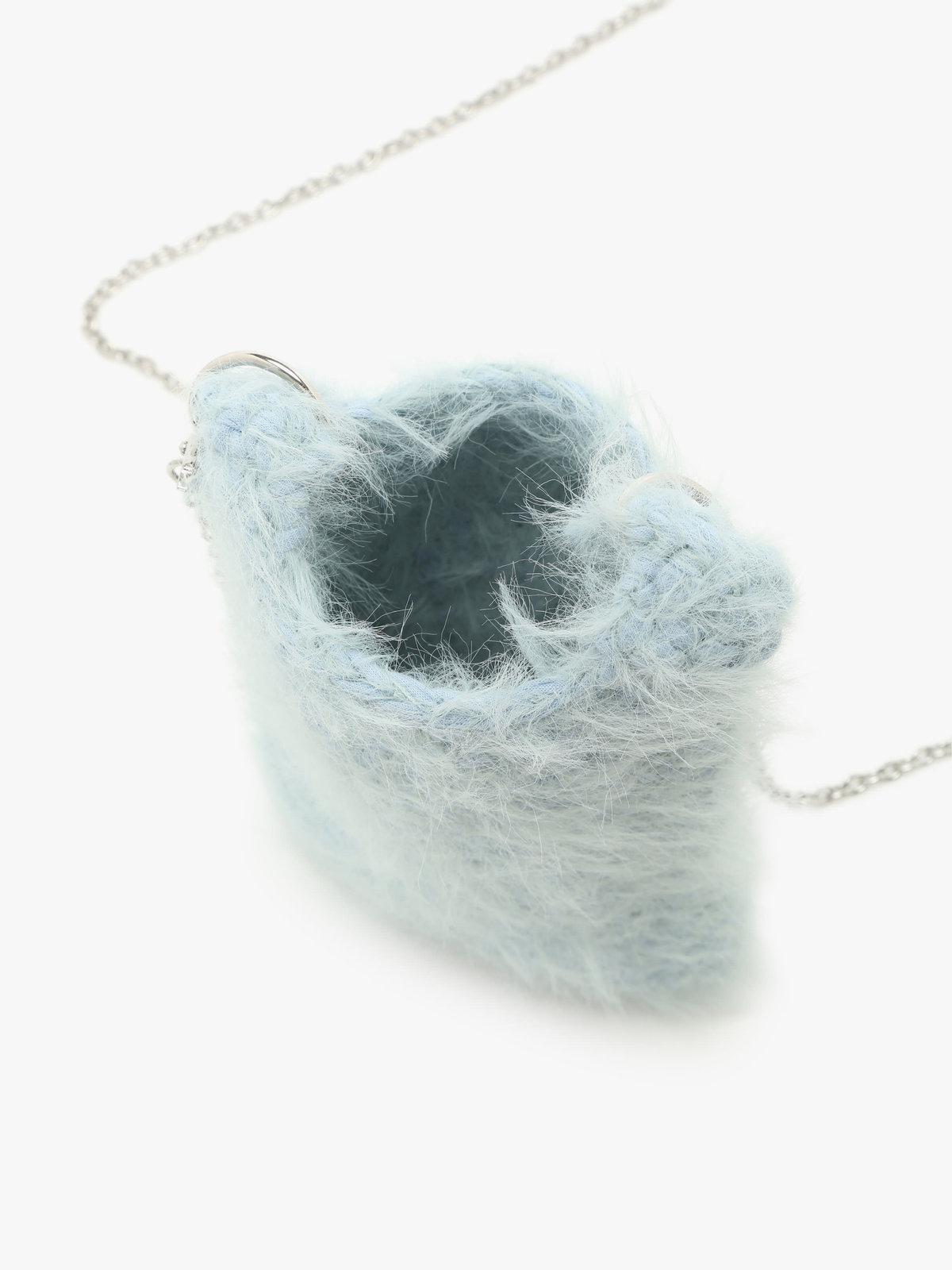 To b. by agnès b. 【Outlet】フラッフィー ミニ ポシェット ブルー