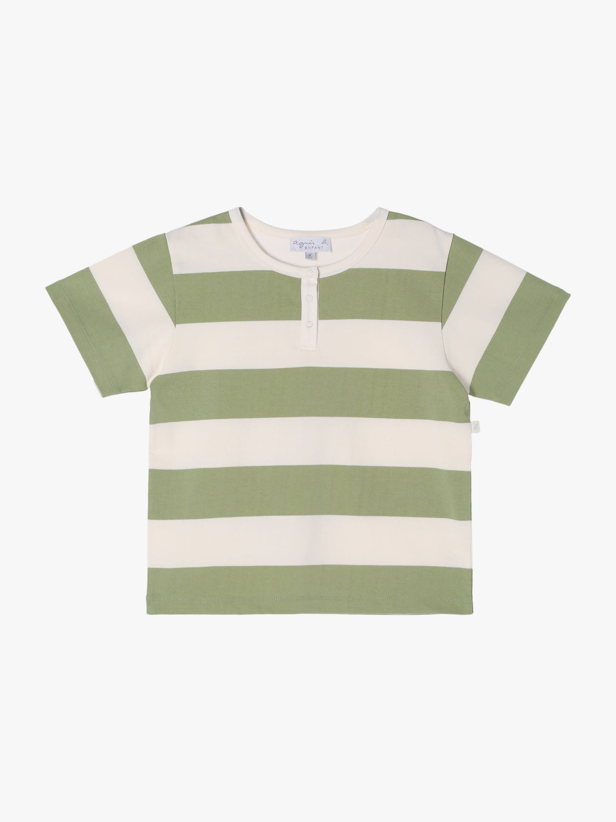 ENFANT ユニセックス 【Outlet】J019 E PYJAMA キッズ パジャマ ライトグリーン×ホワイト