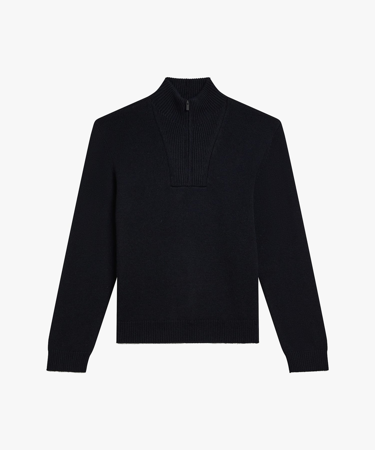 HOMME メンズ メンズ 長袖 ジップアップ プルオーバー "Camionneur" ブラック