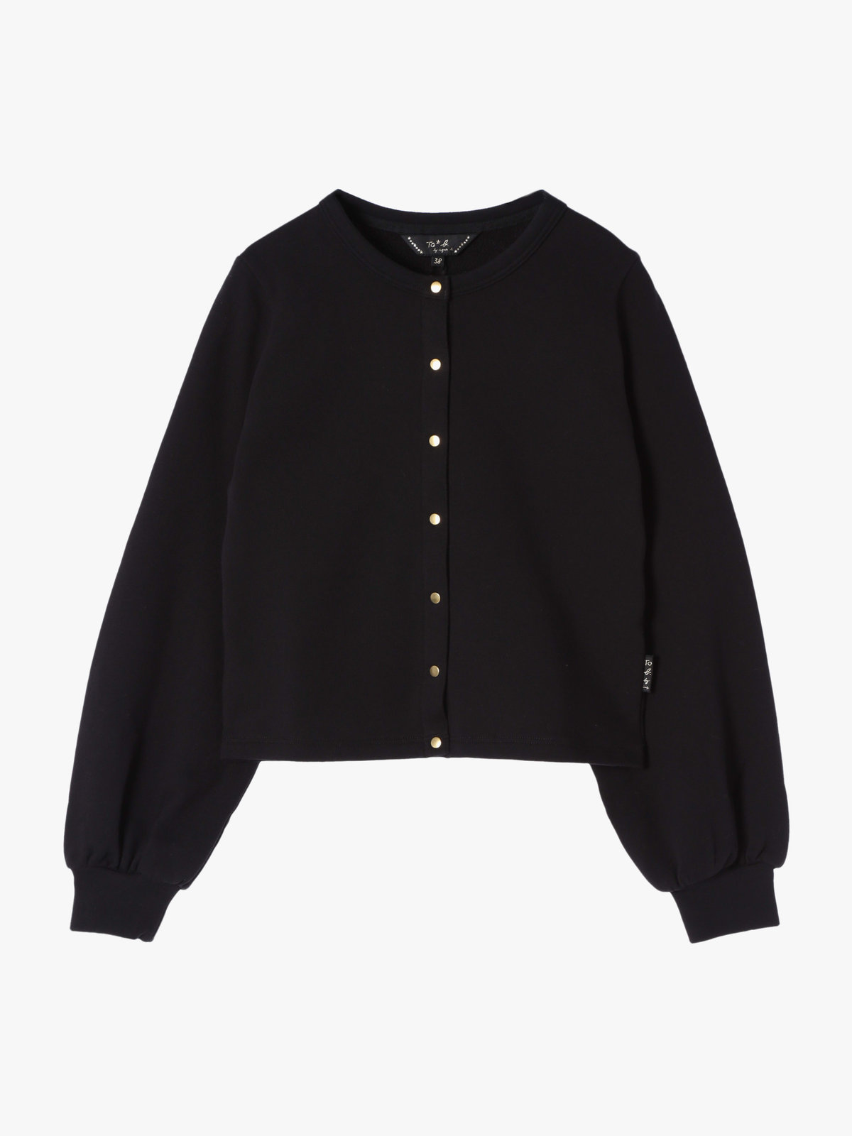 To b. by agnès b. 【Outlet】コットン トラディショナルプリティ カーディガン ブラック