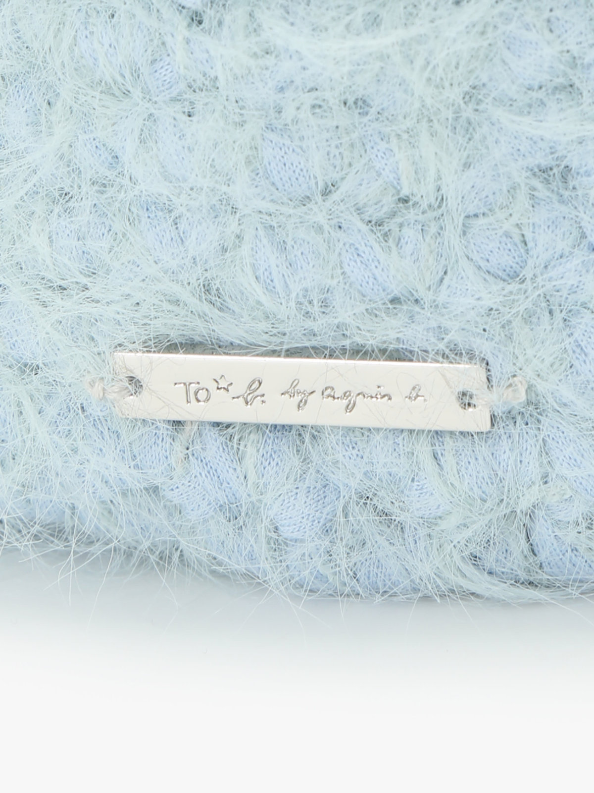 To b. by agnès b. 【Outlet】フラッフィー ミニ ポシェット ブルー