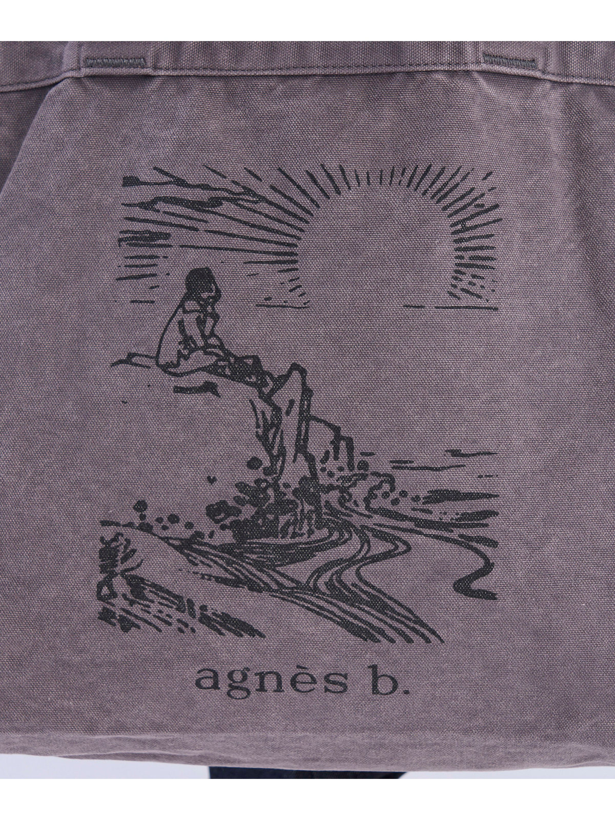 VOYAGE メンズ バッグ＆ウォレット SUNRISE コットン  ラージ トートバッグ ZAH05-01 グレー系その他