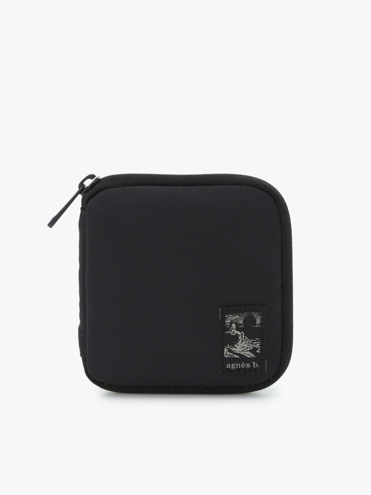 VOYAGE メンズ バッグ＆ウォレット ナイロン ラウンドジップ 二つ折り ウォレット ”Trip” ZAH02-01 ブラック