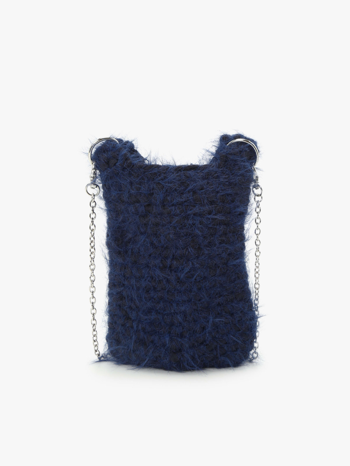 To b. by agnès b. 【Outlet】フラッフィー ミニ ポシェット ネイビー