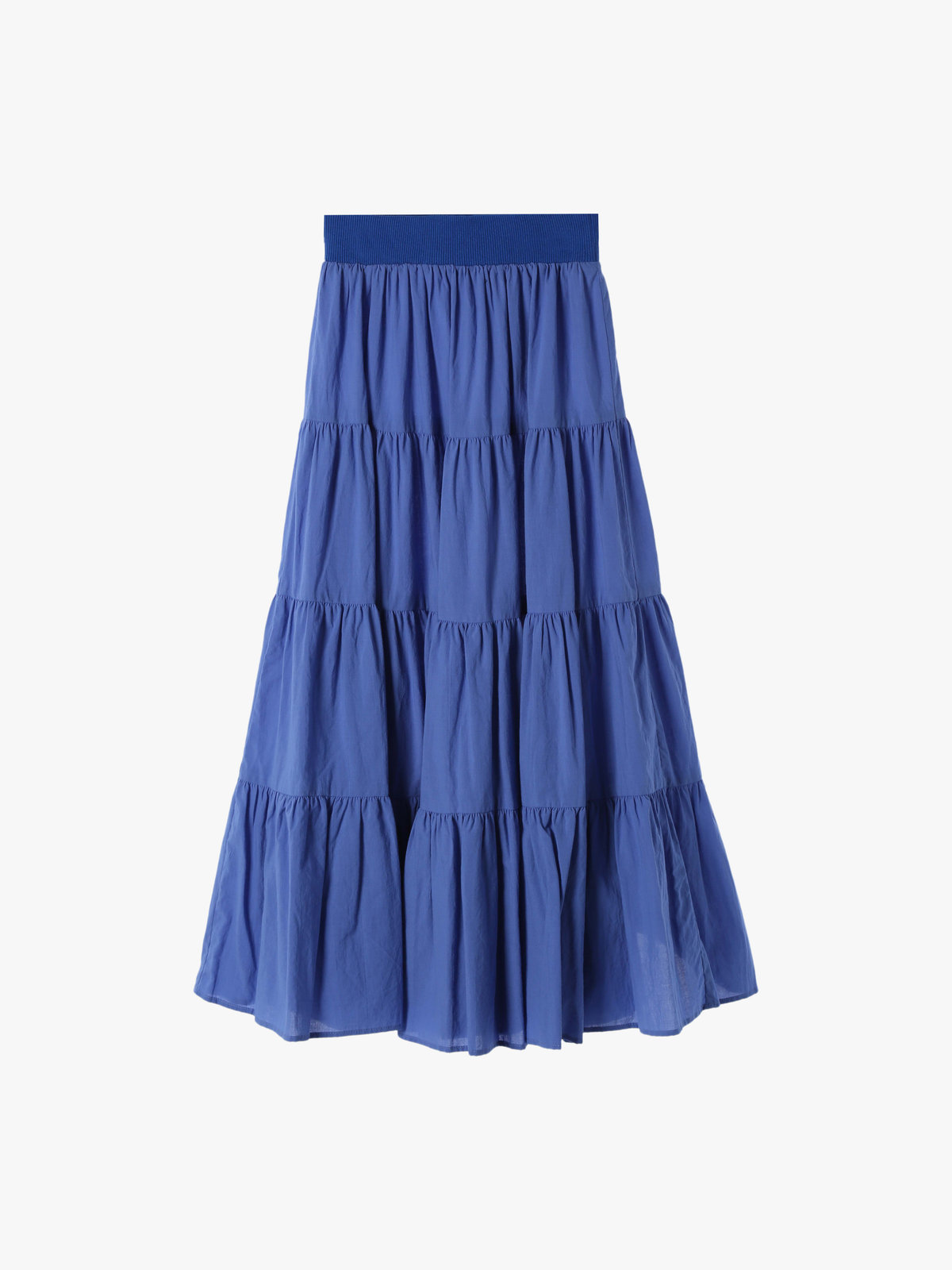 To b. by agnès b. 【Outlet】フォーティアードスカート ブルー