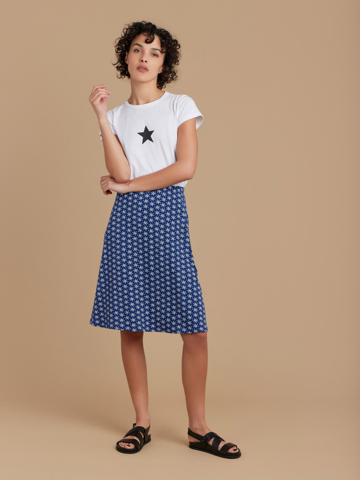 FEMME ウィメンズ 【Outlet】JIM2 JUPE スカート ネイビー