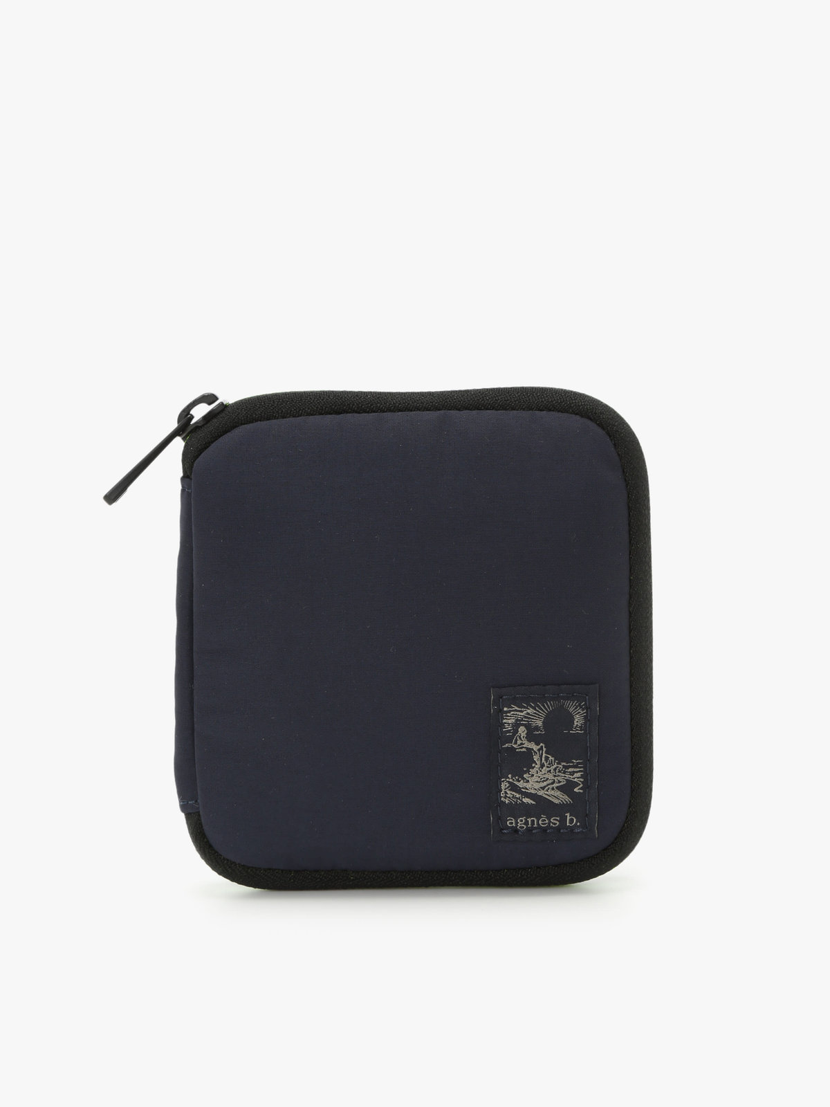 VOYAGE メンズ バッグ＆ウォレット ナイロン ラウンドジップ 二つ折り ウォレット ”Trip” ZAH02-01 ネイビー