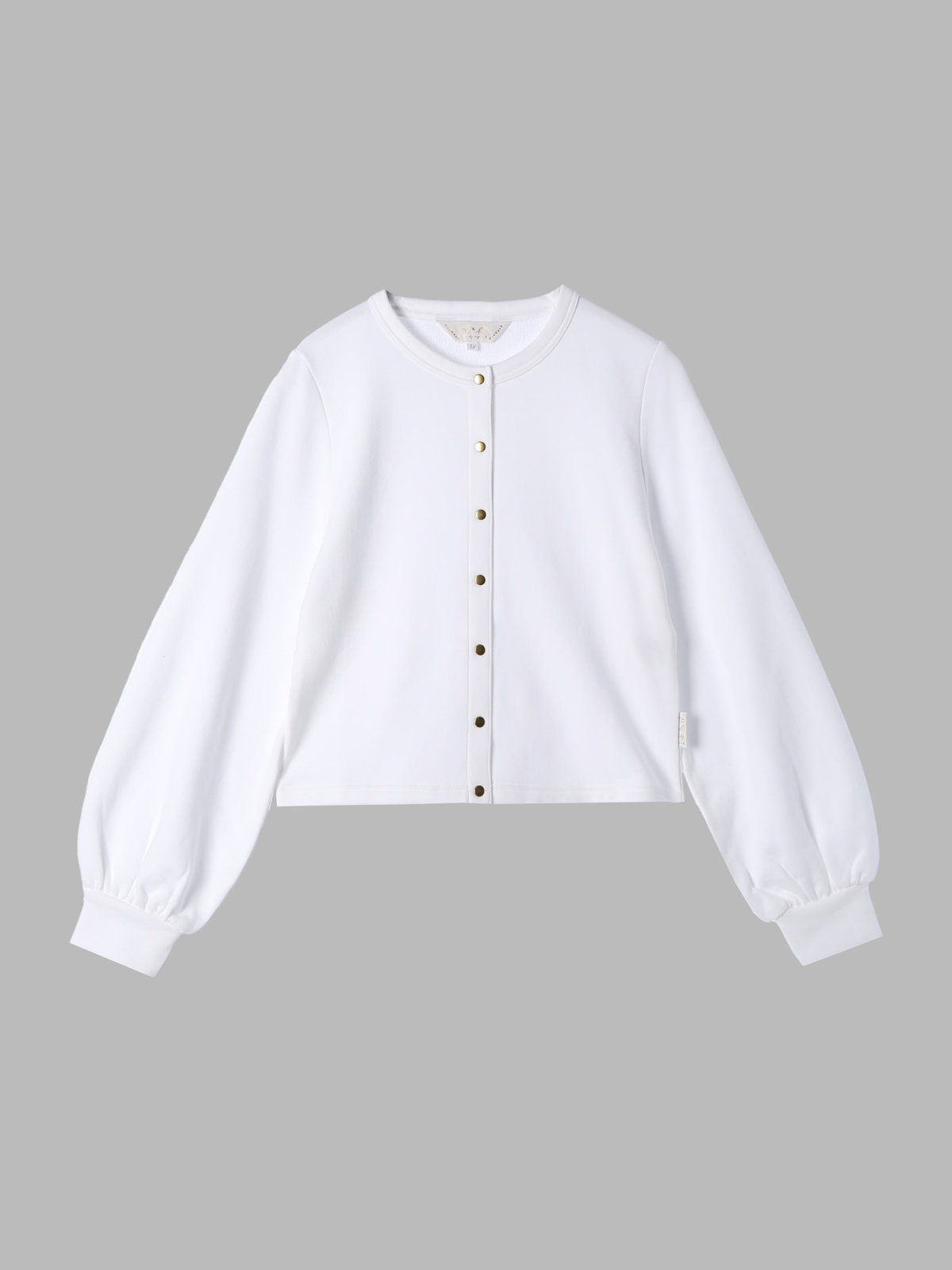 To b. by agnès b. 【Outlet】コットン トラディショナルプリティ カーディガン ホワイト