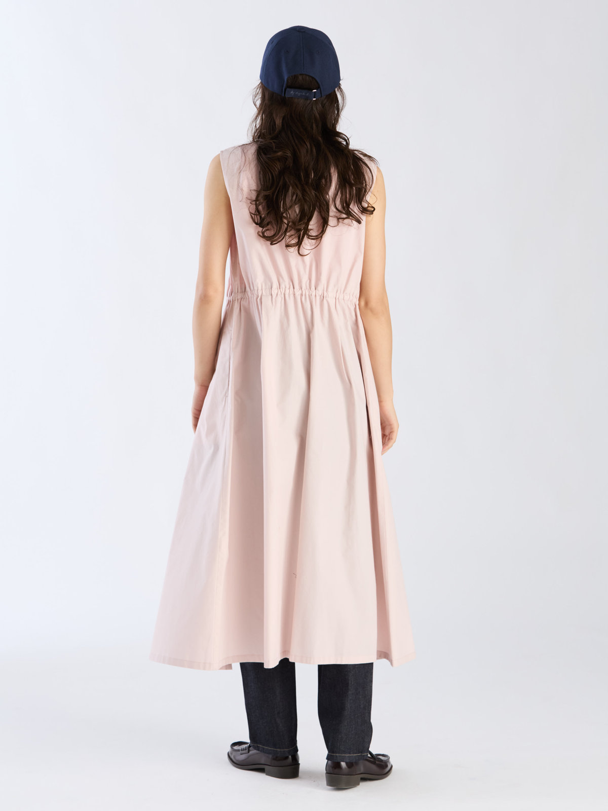 To b. by agnès b. 【Outlet】コットンタイプライタードレス ピンク