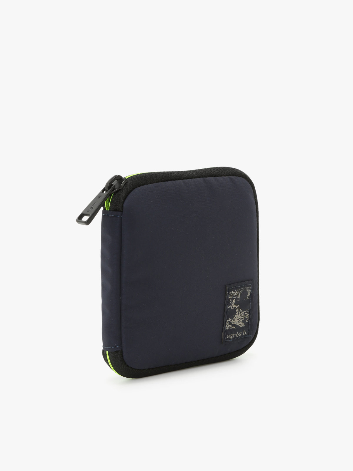 VOYAGE メンズ バッグ＆ウォレット ナイロン ラウンドジップ 二つ折り ウォレット ”Trip” ZAH02-01 ネイビー