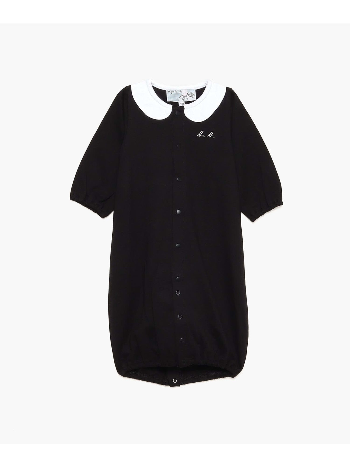 ENFANT ベビー WEB限定 ベビーギフトボックス スタイ・2wayオール 2点セット ホワイト×ブラック