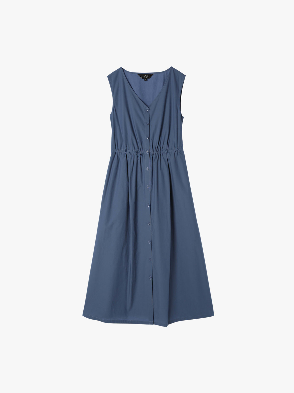 To b. by agnès b. 【Outlet】コットンタイプライタードレス ブルー