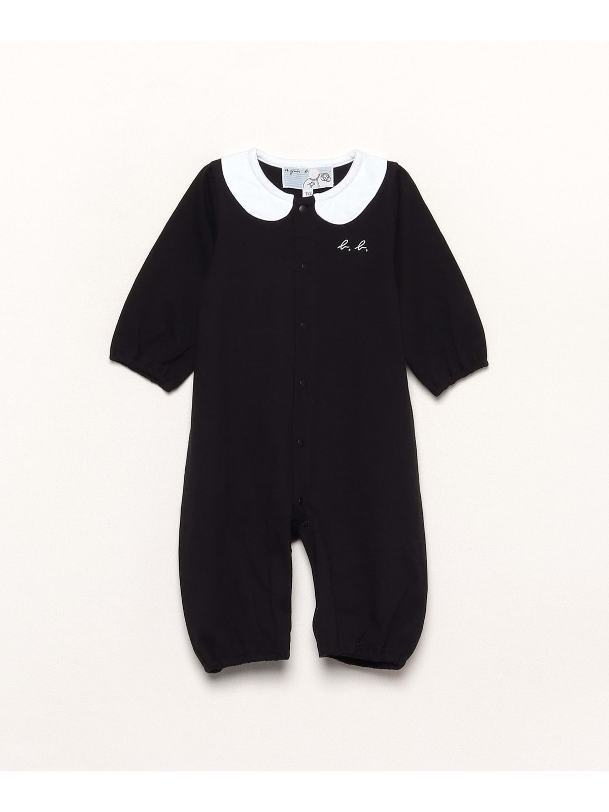 ENFANT ベビー WEB限定 ベビーギフトボックス スタイ・2wayオール 2点セット ホワイト×ブラック