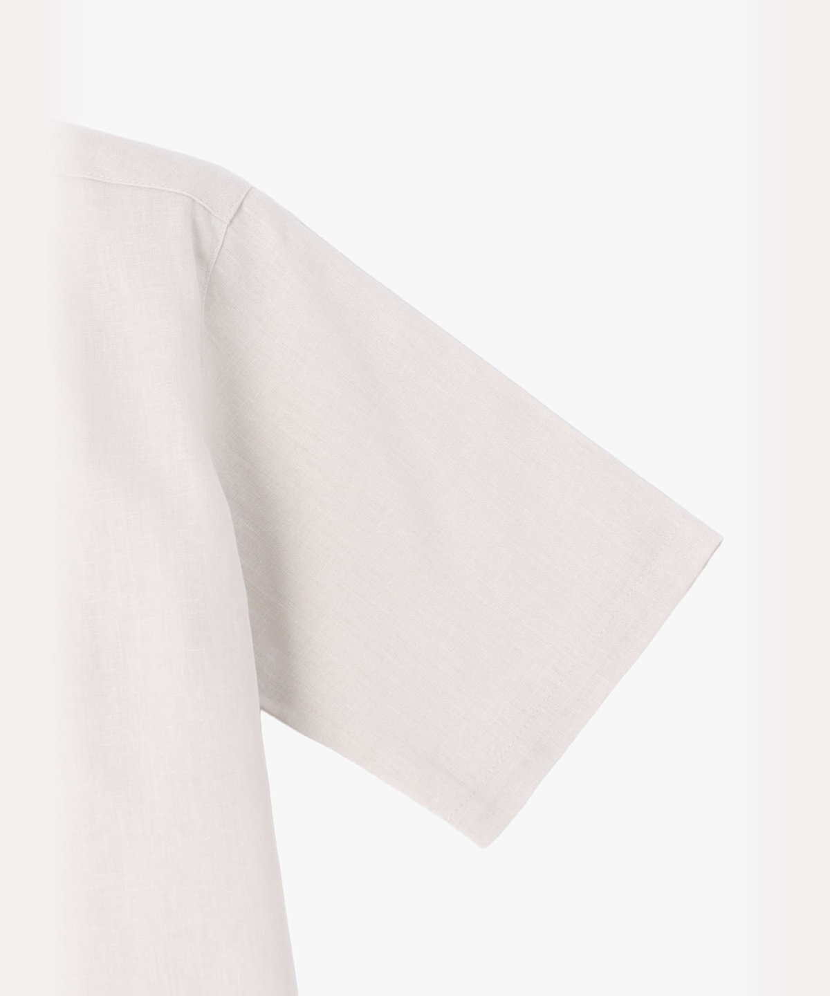 ENFANT ユニセックス キッズ コットンリネン 半袖 シャツ ベージュ系その他