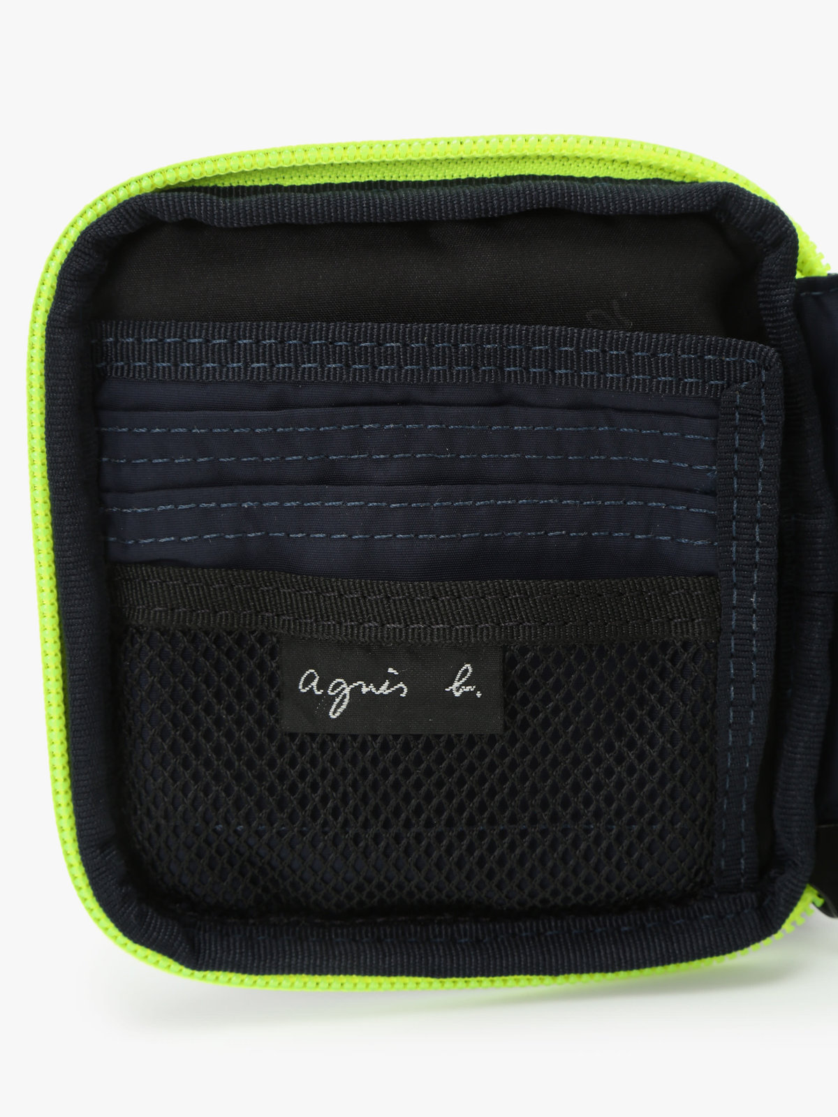 VOYAGE メンズ バッグ＆ウォレット ナイロン ラウンドジップ 二つ折り ウォレット ”Trip” ZAH02-01 ネイビー