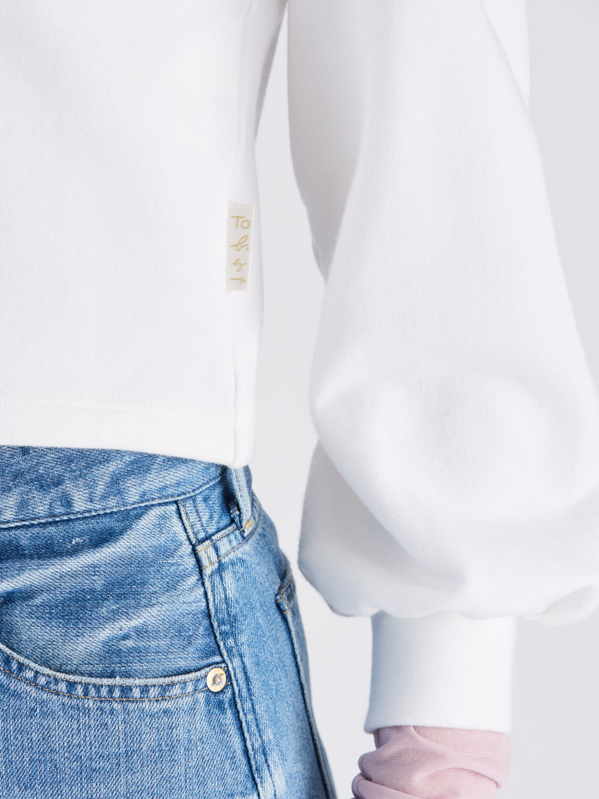 To b. by agnès b. 【Outlet】コットン トラディショナルプリティ カーディガン ホワイト