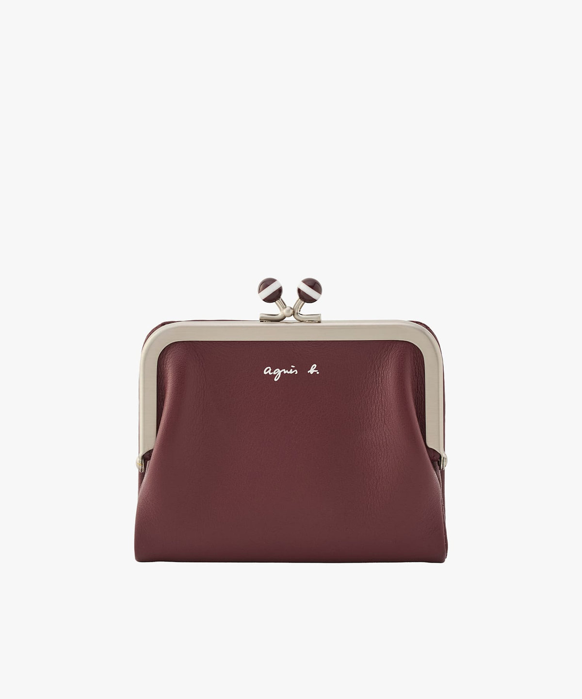 VOYAGE ウィメンズ バッグ＆ウォレット レザー がま口 ミニ ウォレット "Irene" PAW07-06 レッド系その他