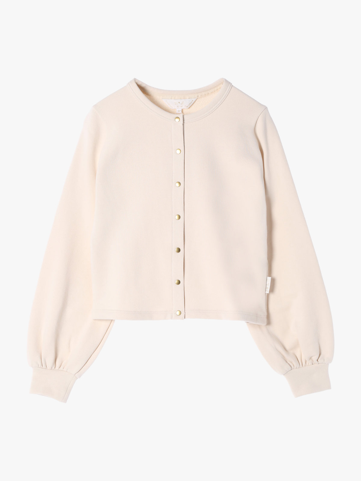 To b. by agnès b. 【Outlet】コットン トラディショナルプリティ カーディガン ホワイト