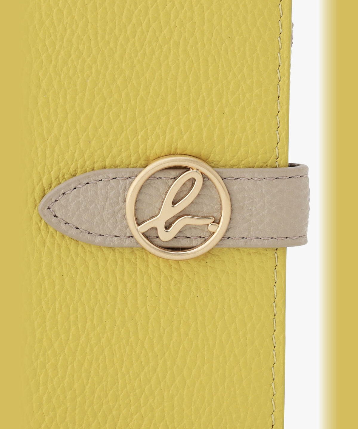 VOYAGE ウィメンズ バッグ＆ウォレット レザー 二つ折り ウォレット UAW01A-01 イエロー