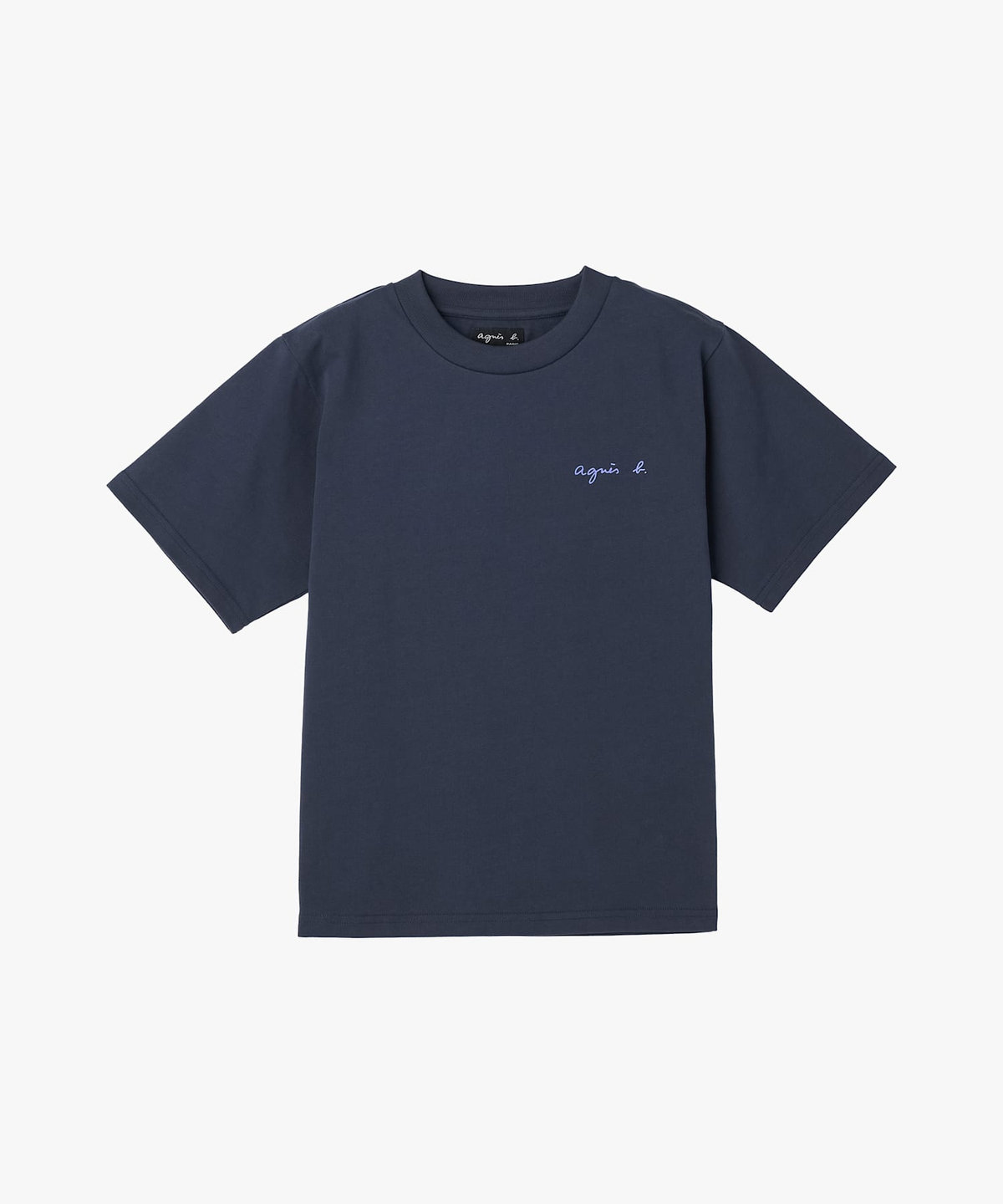 FEMME ウィメンズ ミニロゴ コットン 半袖 Tシャツ "Christof" ブルー系その他
