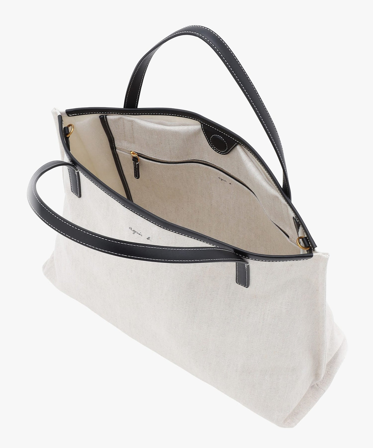 VOYAGE ウィメンズ バッグ＆ウォレット リネン 2way トートバッグ ABX01-01 ブラック