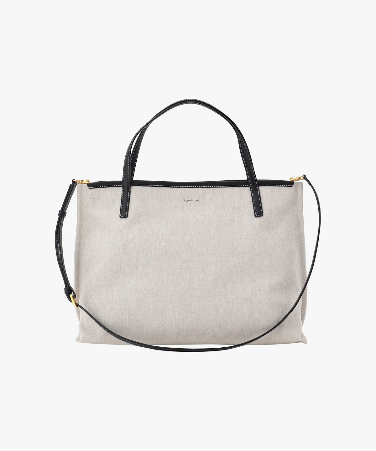 VOYAGE ウィメンズ バッグ＆ウォレット リネン 2way トートバッグ ABX01-01 ブラック