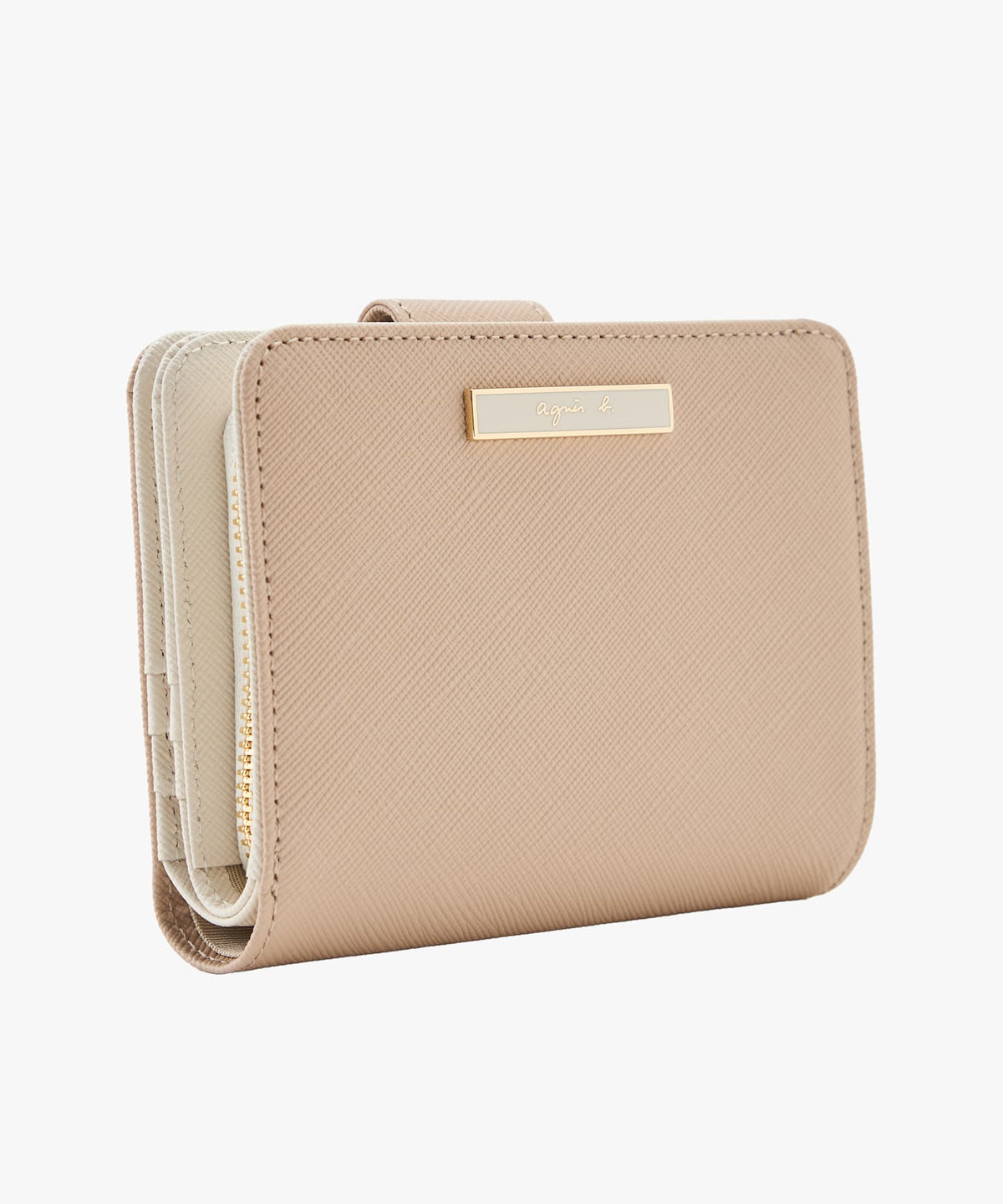 VOYAGE ウィメンズ バッグ＆ウォレット レザー 二つ折り ウォレット "Erika" QAW05-11 ベージュ系その他