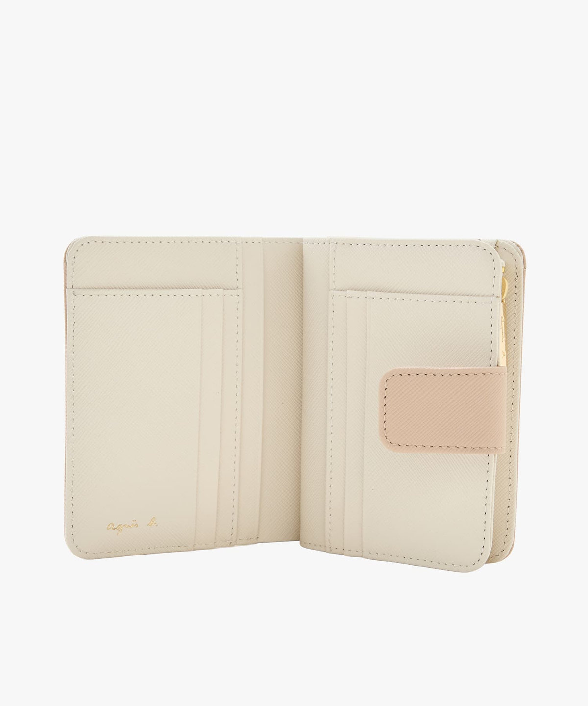 VOYAGE ウィメンズ バッグ＆ウォレット レザー 二つ折り ウォレット "Erika" QAW05-11 ベージュ系その他