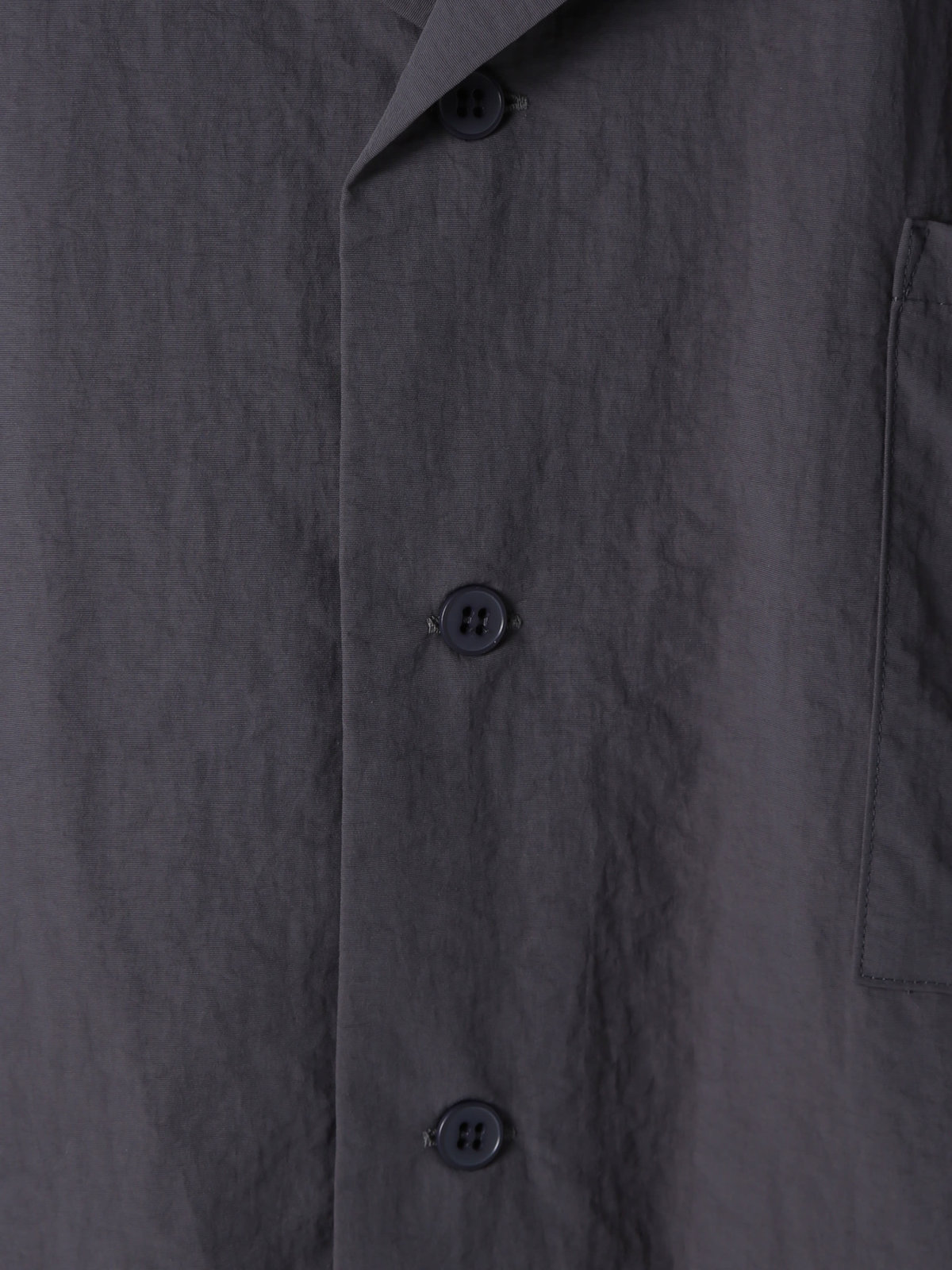 HOMME メンズ メンズ 開襟 半袖シャツ ”Magnam” グレー