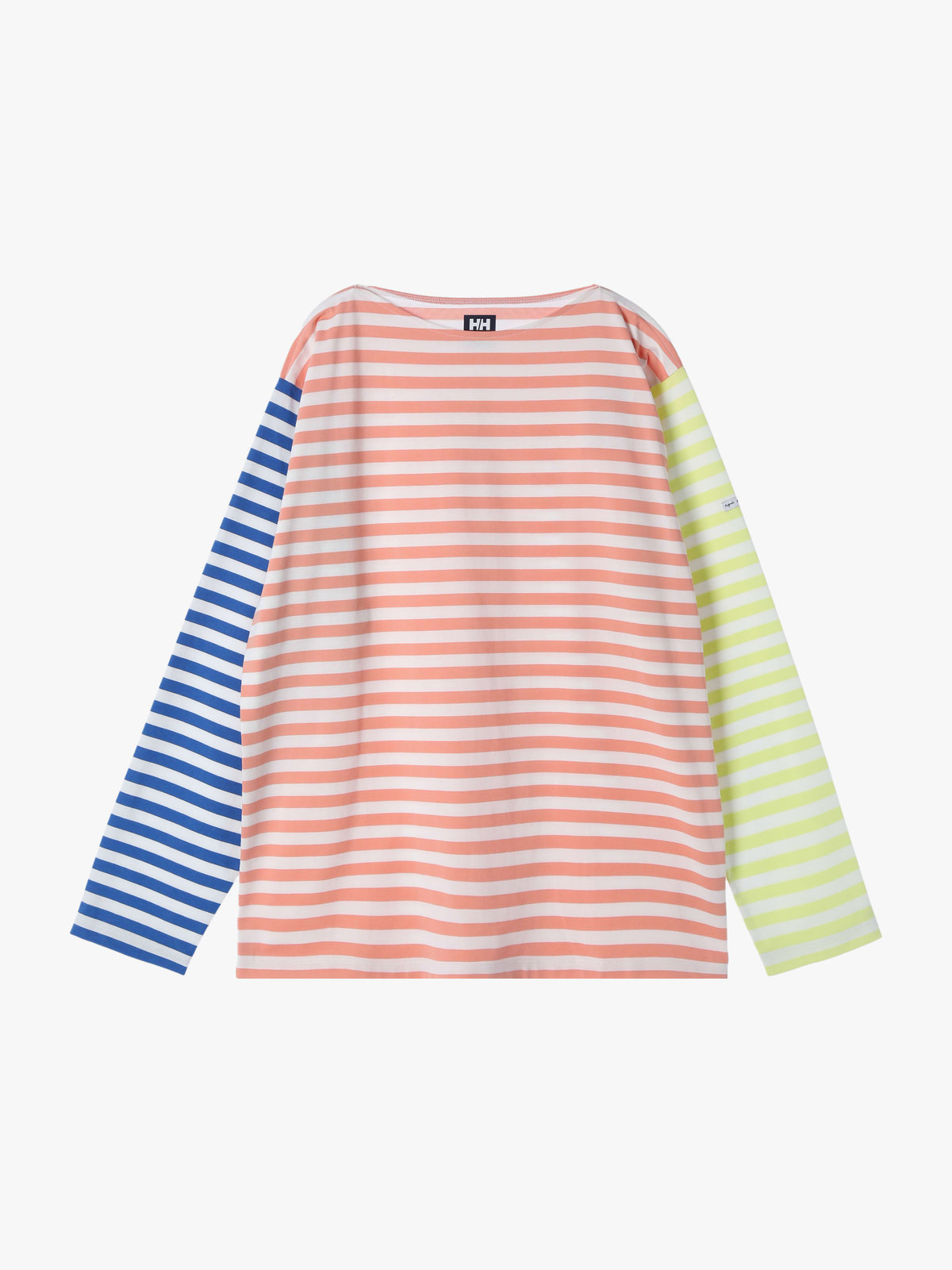 FEMME ウィメンズ 【Outlet】agnes b. x HELLY HANSEN ロングスリーブマリンボーダーティー（ユニセックス） オレンジ系その他