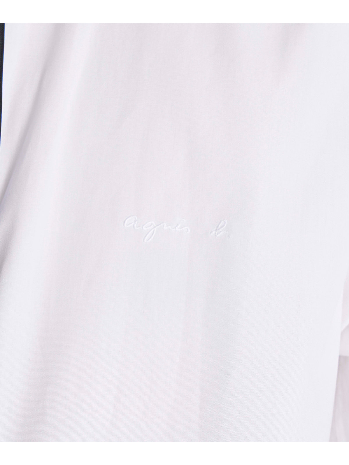 HOMME メンズ メンズ ロゴ 刺繍 半袖 シャツ ”Andy” ホワイト