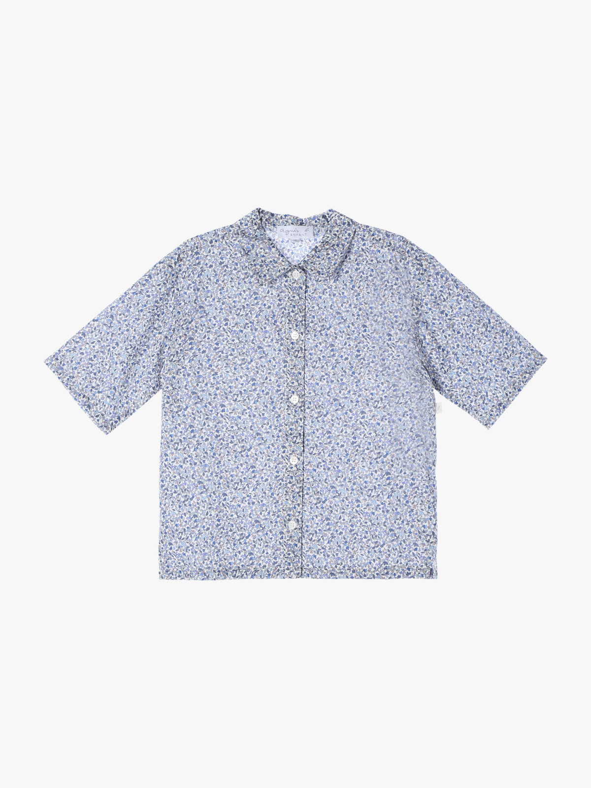 ENFANT ユニセックス 【Outlet】IDM9 E CHEMISE キッズ ブラウス ネイビー