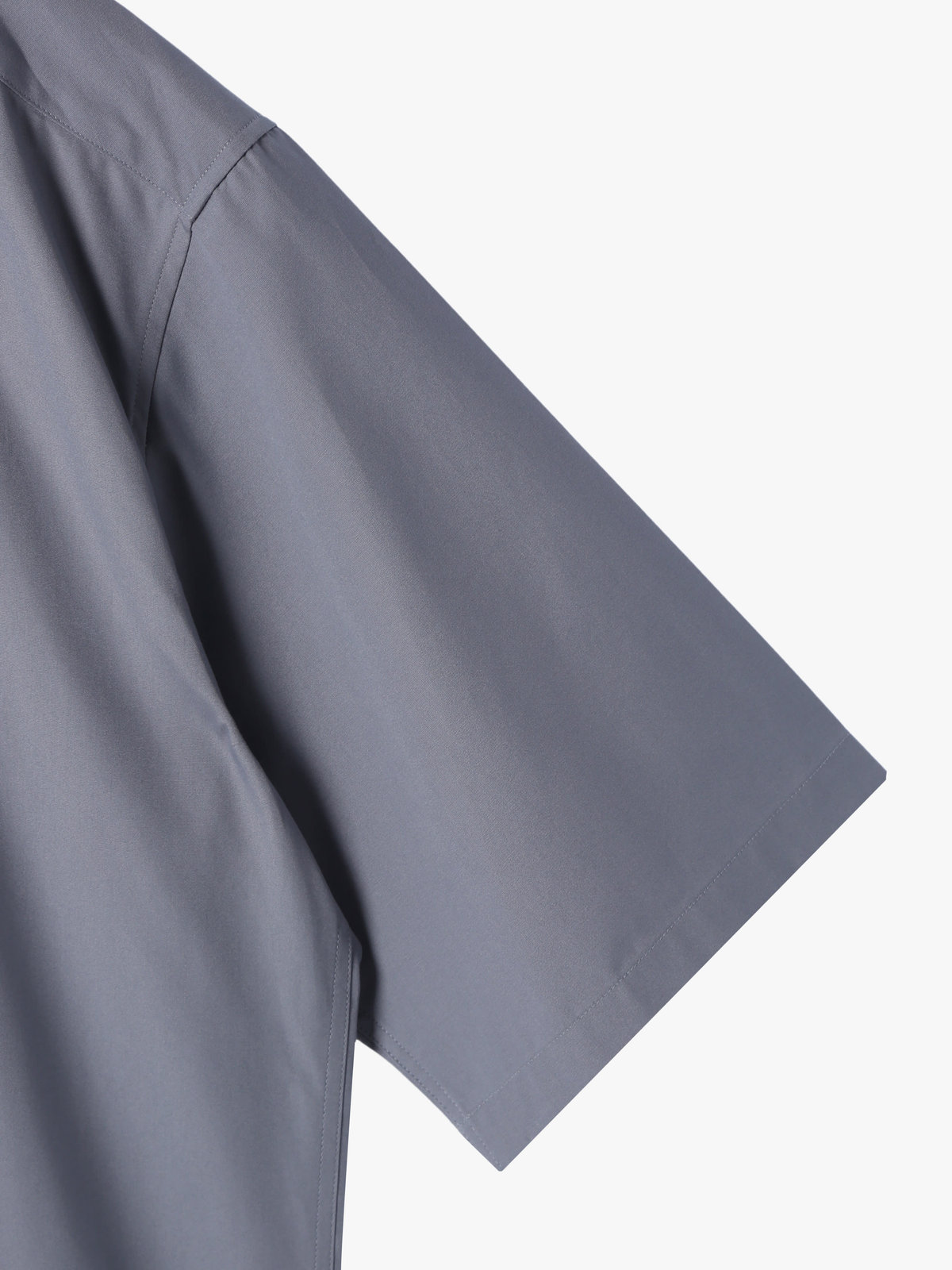 HOMME メンズ メンズ アイコニック 刺繍 半袖 シャツ ”Andy” グレー