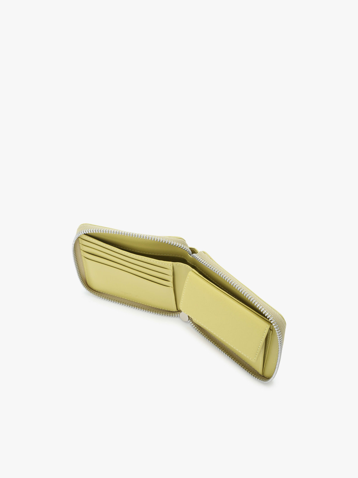 VOYAGE メンズ バッグ＆ウォレット 【Outlet】レザー ラウンドジップ 二つ折り ウォレット"Yvon" ZAH04-01 グリーン系その他