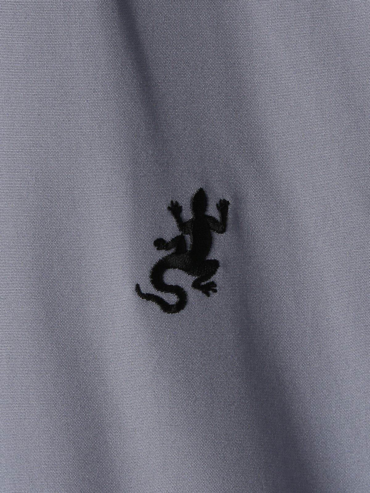 HOMME メンズ メンズ アイコニック 刺繍 半袖 シャツ ”Andy” グレー