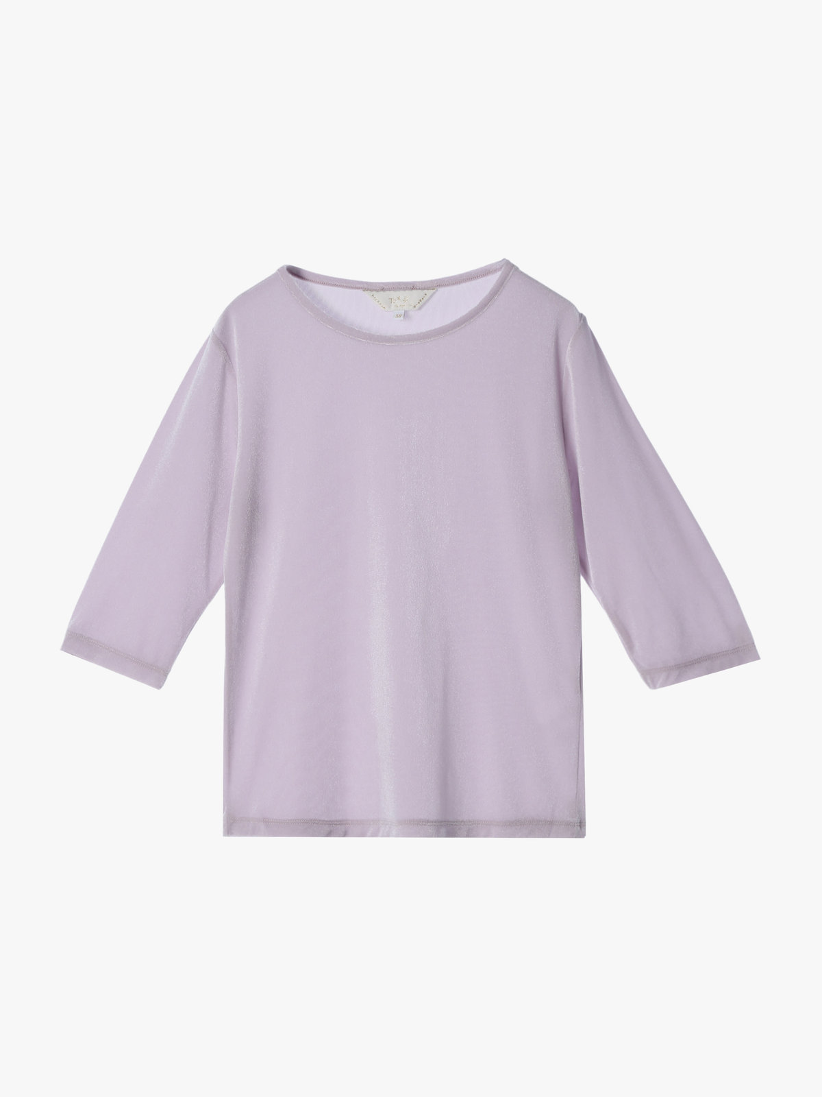 To b. by agnès b. 【Outlet】シアーベロアティーシャツ パープル系その他