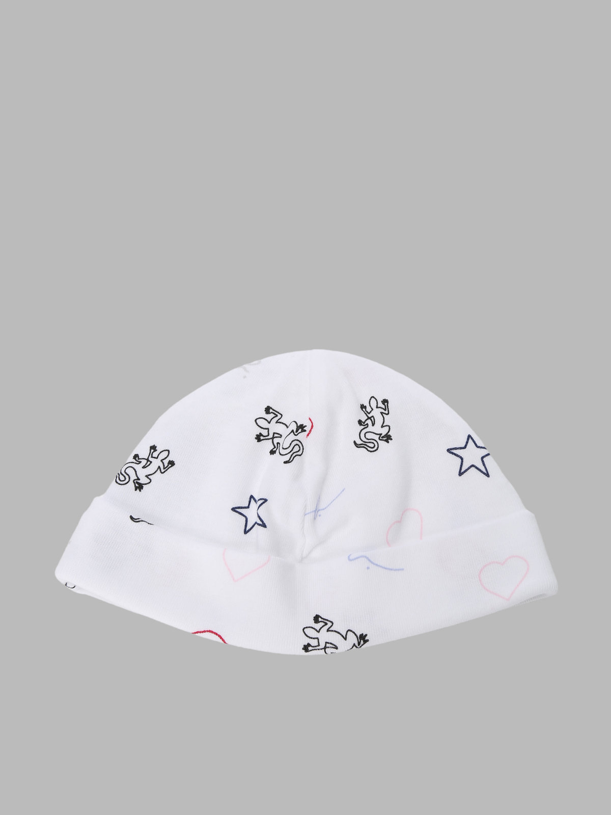 ENFANT ベビー ベビー コットン 長袖ボディ・スタイ・帽子 3点セット ホワイト