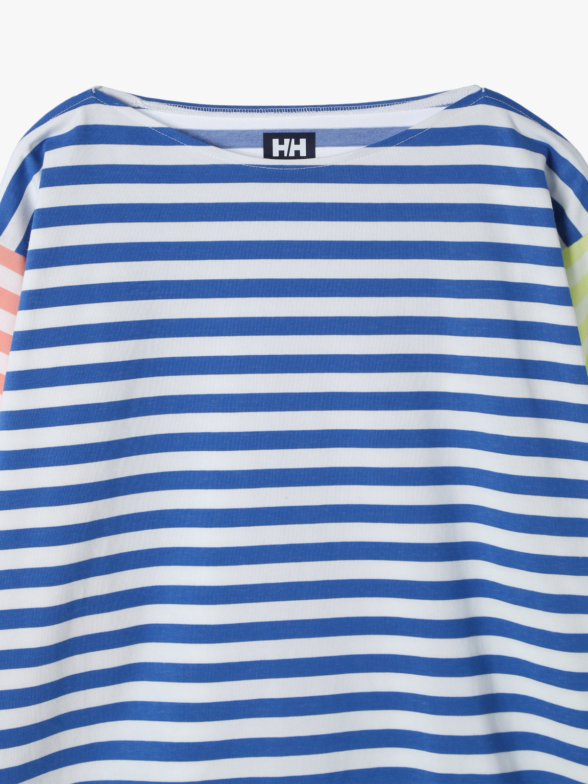 FEMME ウィメンズ 【Outlet】agnes b. x HELLY HANSEN ロングスリーブマリンボーダーティー（ユニセックス） ブルー系その他