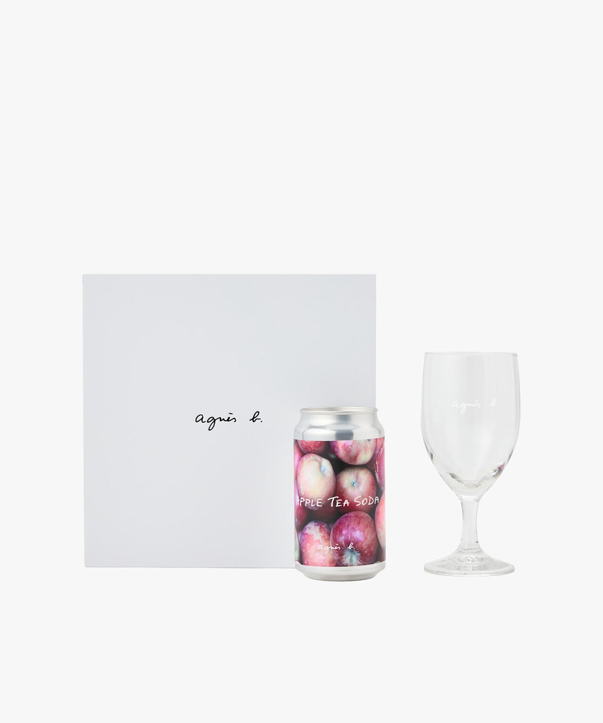 Apple Tea Soda & ロゴ グラスセット