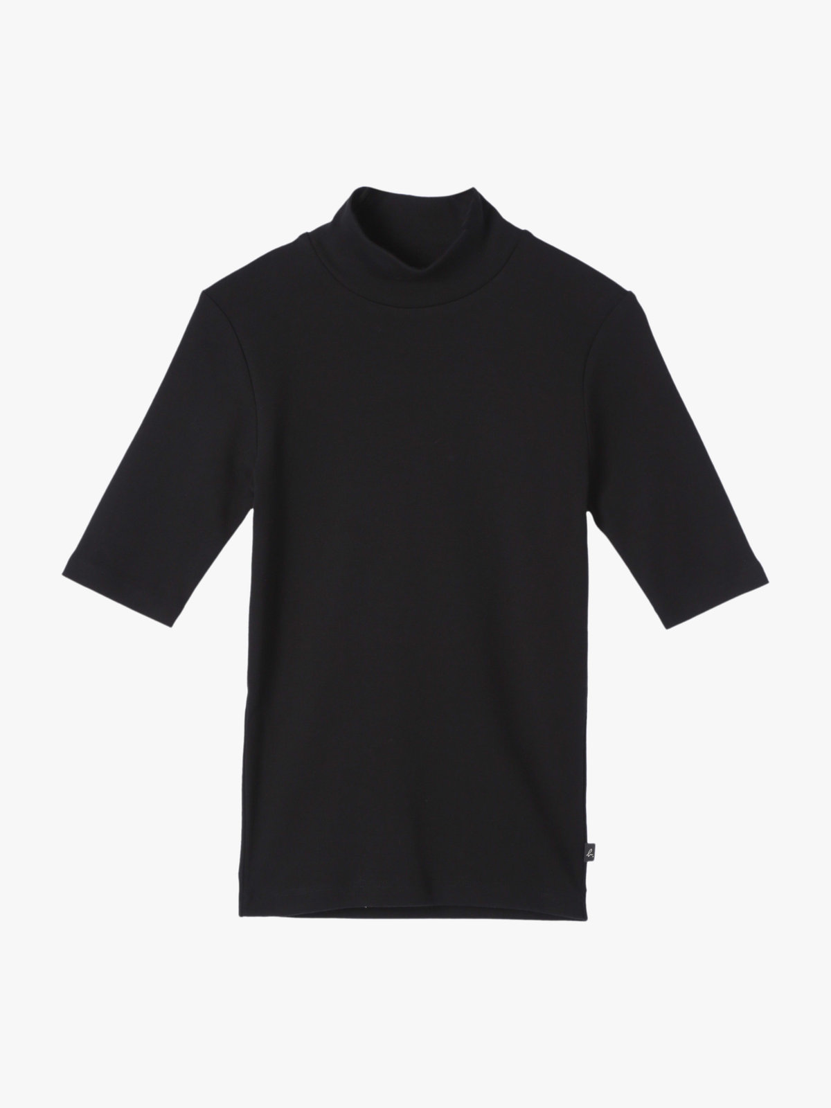 オーガニックコットン 半袖 ハイネックTシャツ 