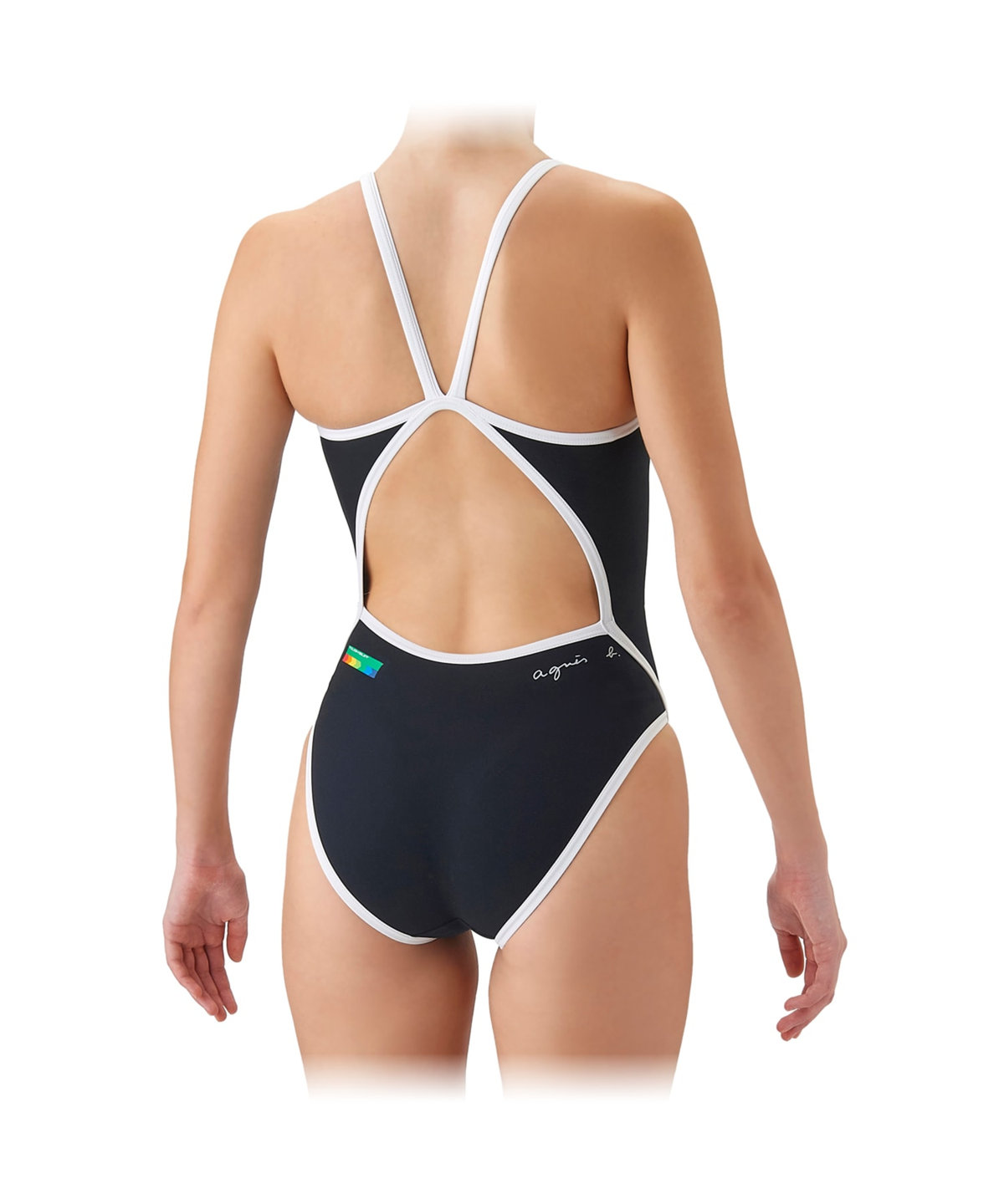 FEMME ウィメンズ agnes b. x arena タフスーツ トレーニングワンピース 水着 ブラック