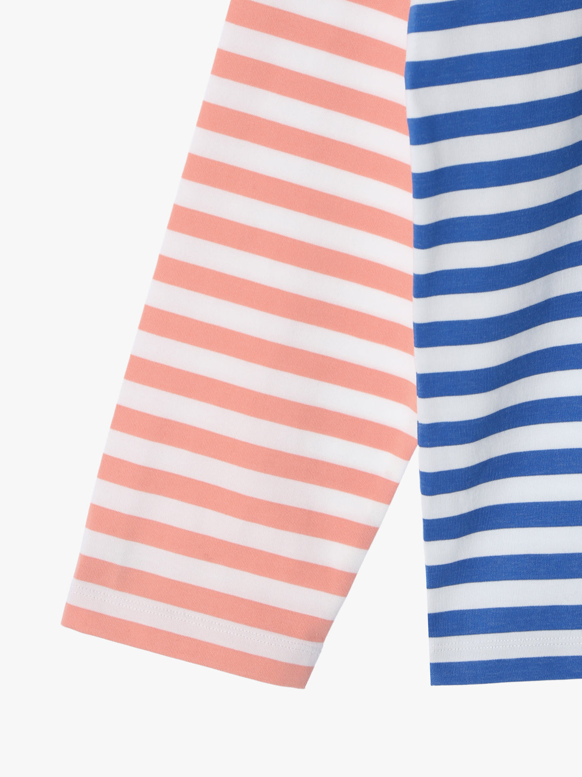 FEMME ウィメンズ 【Outlet】agnes b. x HELLY HANSEN ロングスリーブマリンボーダーティー（ユニセックス） ブルー系その他