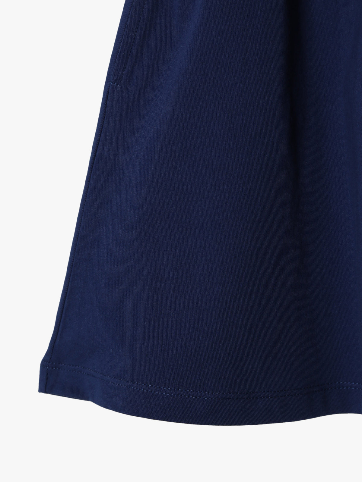 ENFANT ガールズ キッズ マルチカラー コットン ミディアム スカート ネイビー