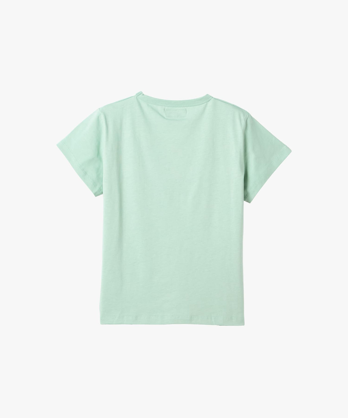 FEMME ウィメンズ "b."ロゴ 刺繍 コットン 半袖 Tシャツ "Brando" グリーン系その他